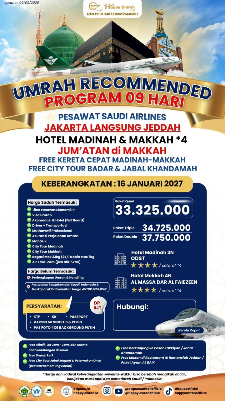 Poster Umrah Recommended